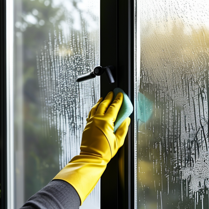 How to Clean Black Aluminum Window Frames Without Scratches?