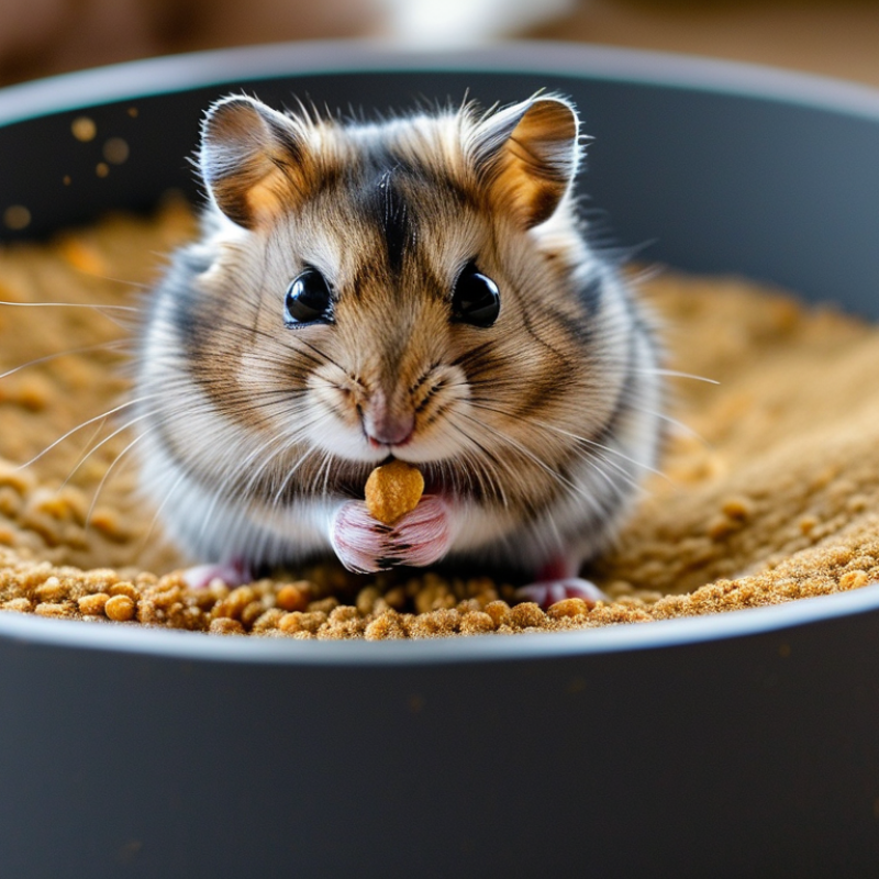 Como usar para banho de areia de hamster de forma correta?