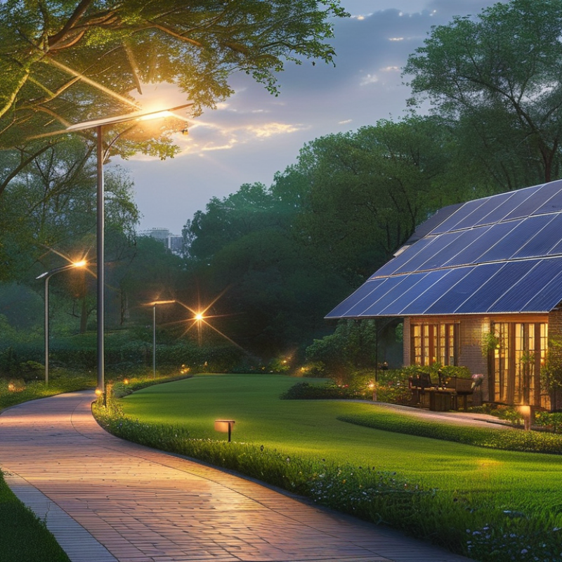 What are the benefits of using solar outdoor lighting?