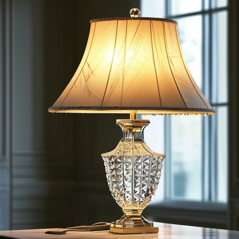 How to Clean a Crystal Table Lamp Without Scratching It?