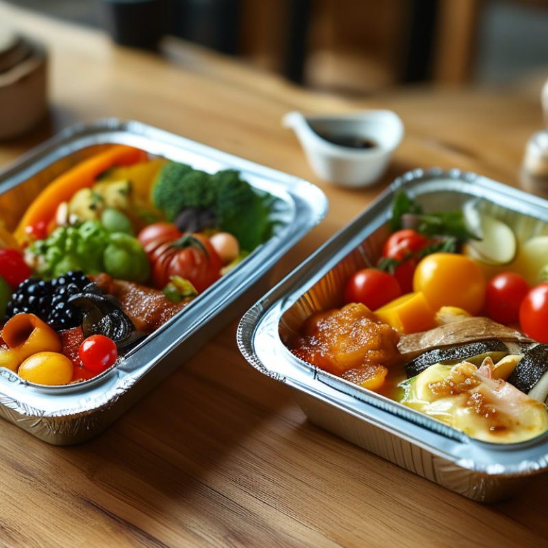 What is a 2 Compartment Aluminium Foil Container Used For?