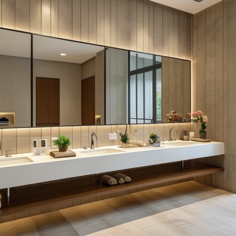 Qual o tamanho ideal da pia para um lavabo pequeno?
