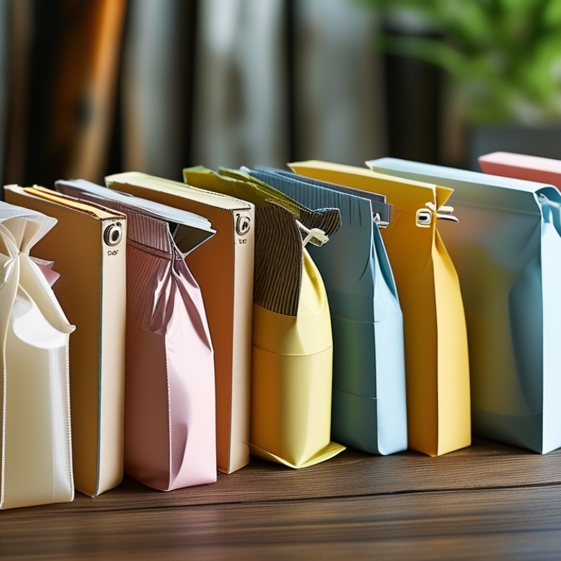 What is a gusseted bag and how is it used in packaging?