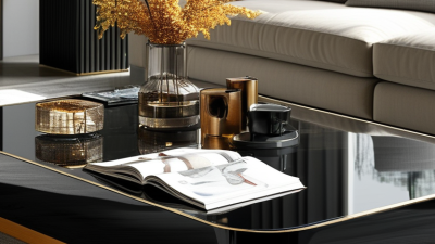 What is a Modern High Gloss Black Coffee Table and Its Benefits?