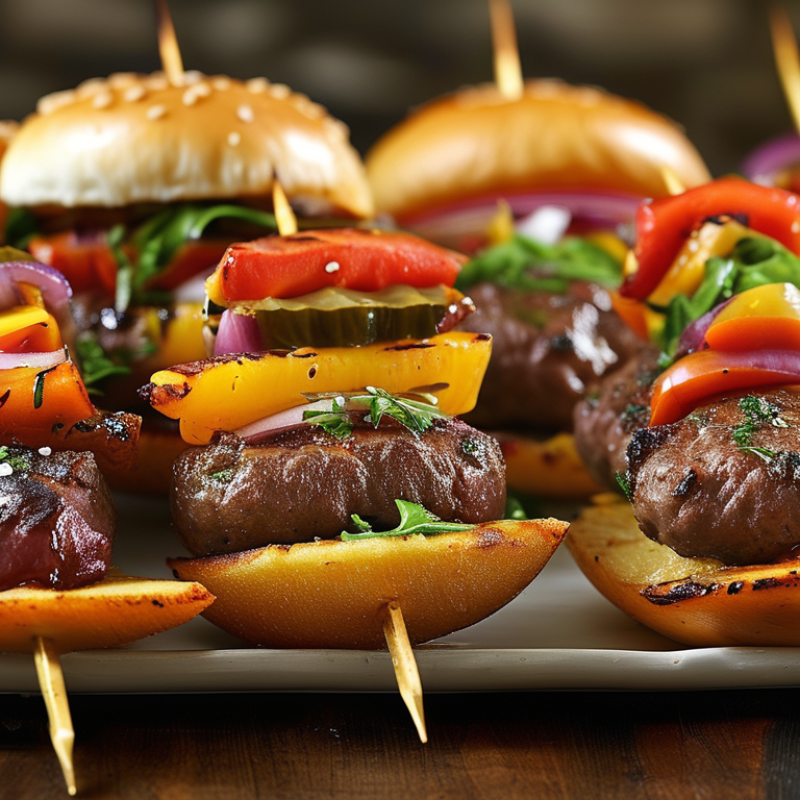 Top 10 Hamburger Skewers Ideas for Your Next BBQ Party?