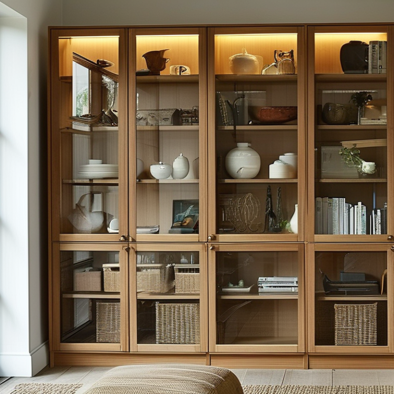 Best Glass Door Storage Cabinet Options for Your Home?