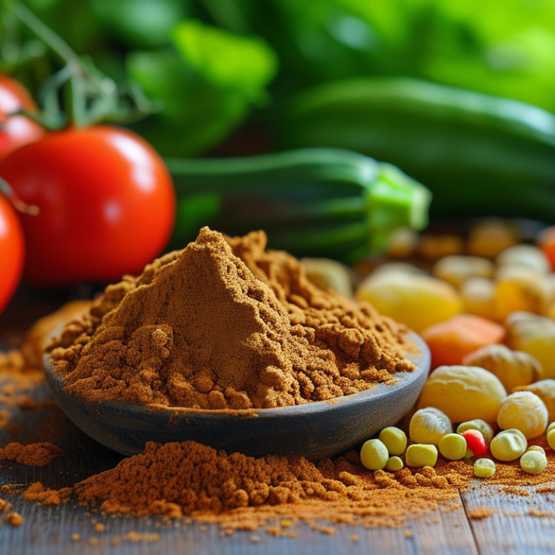 ¿Por qué en mi polvo de verduras verdes se vuelve marrón?
