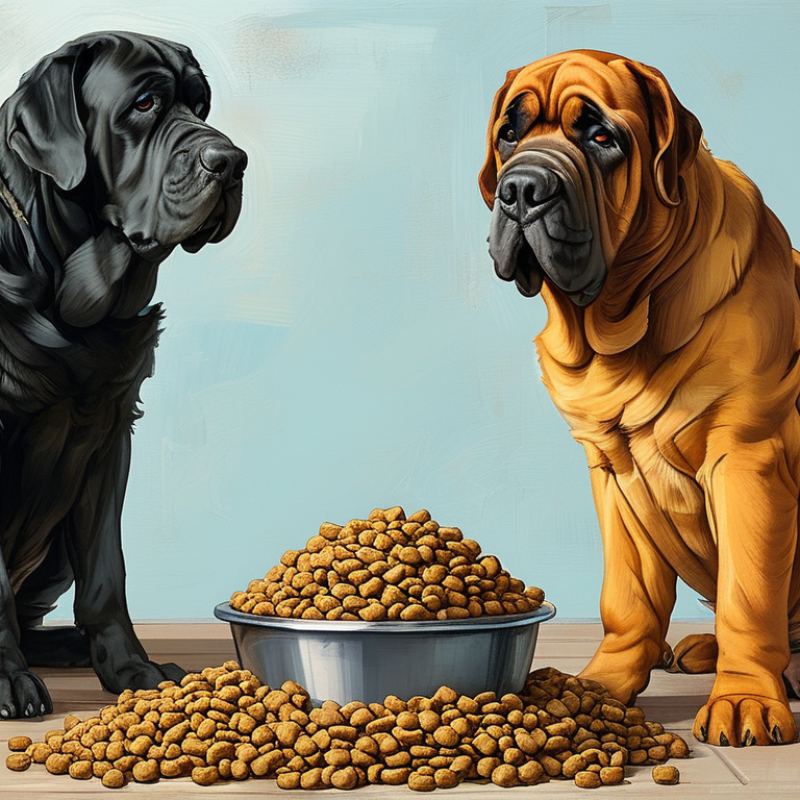 ¿Cómo deben alimentarse los perros de razas grandes?