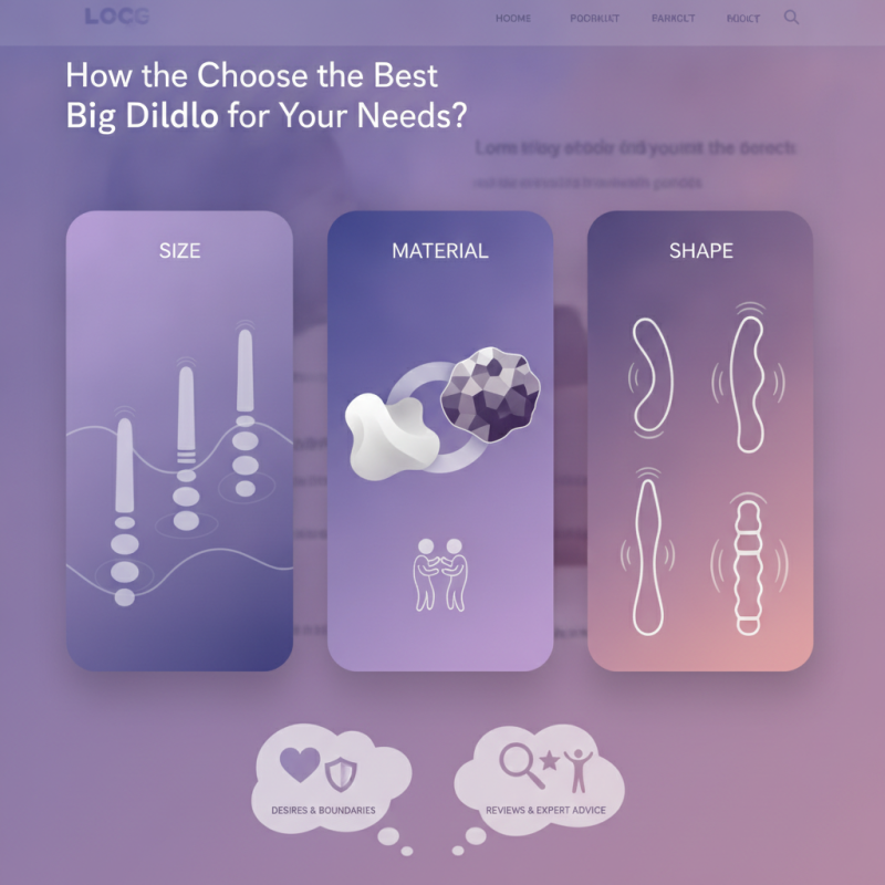 How to Choose the Best Big Dildo for Your Needs?