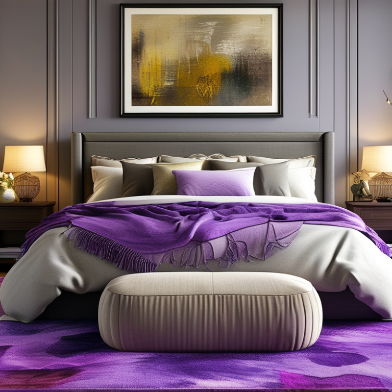 Why Choose Purple Bedroom Rugs for Your Home Decor?