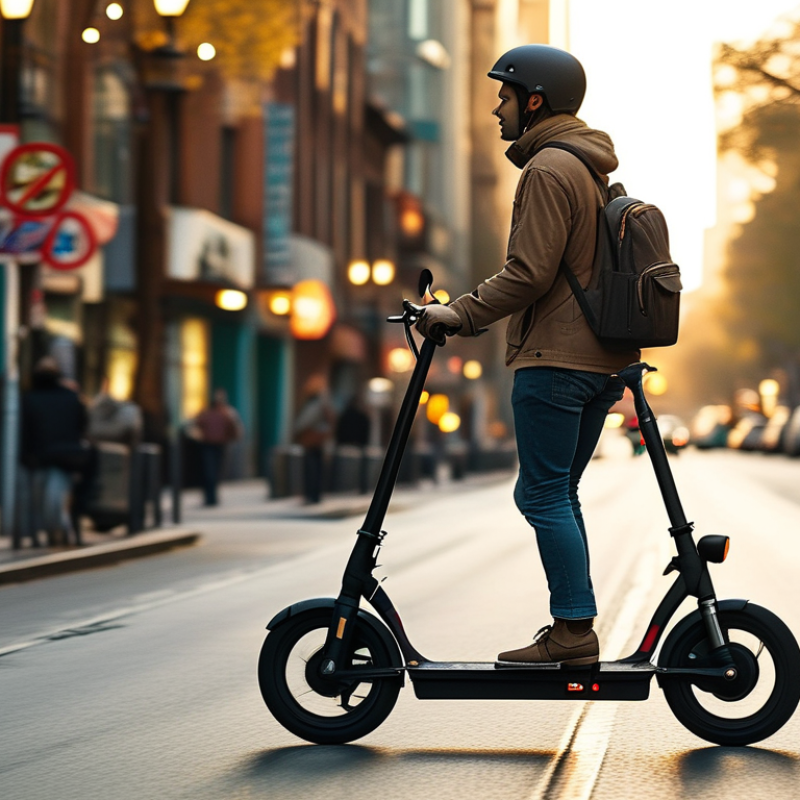 What are the legal requirements for e-scooter riding in cities?