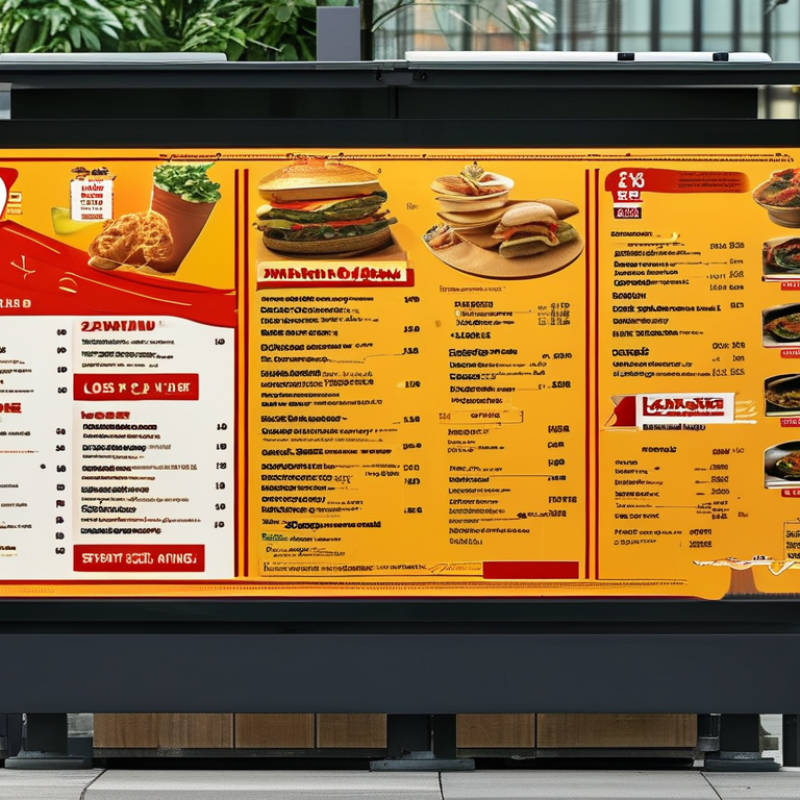 49 Inch Drive Thru Menu Board Best Options for Your Business?