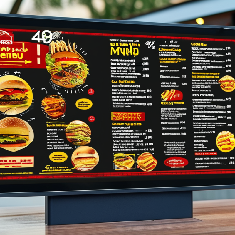 49 Inch Drive Thru Menu Board Best Options for Your Business