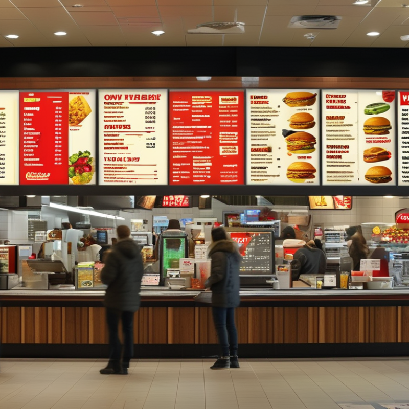 Best 49 Inch Drive Thru Menu Board Options for Your Business?
