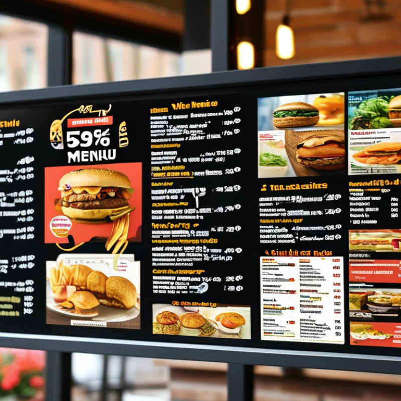 49 Inch Drive Thru Menu Board Best Options for Global Buyers