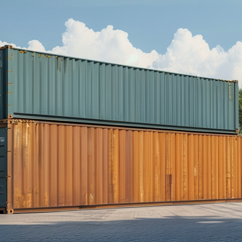What is a 10ft shipping container and its uses?