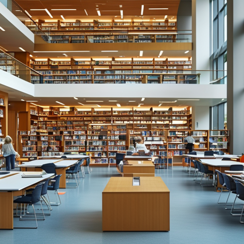 Designing a Modern School Library Layout for Optimal Functionality?