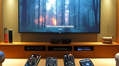 Best Universal Remote Control for Your Home Theater System?