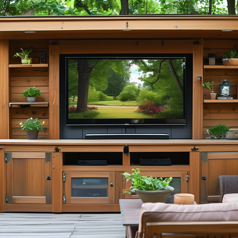 Best Outdoor TV Lift Cabinet Options for Your Garden Setup?