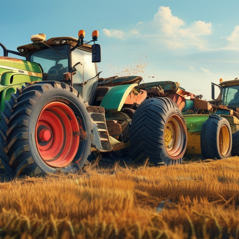 What Causes Uneven Tire Wear on Agricultural Machinery Wheels?