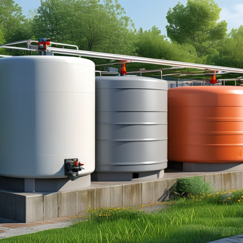 What is a large plastic water tank and its benefits?