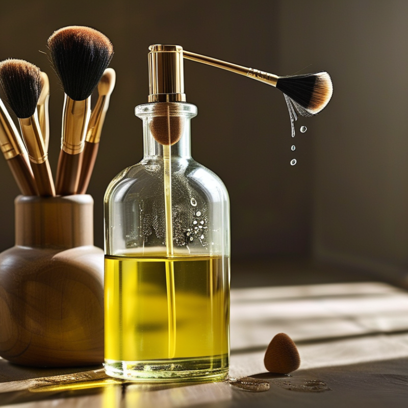 How to Effectively Clean Makeup Brushes with Dish Soap and Olive Oil?