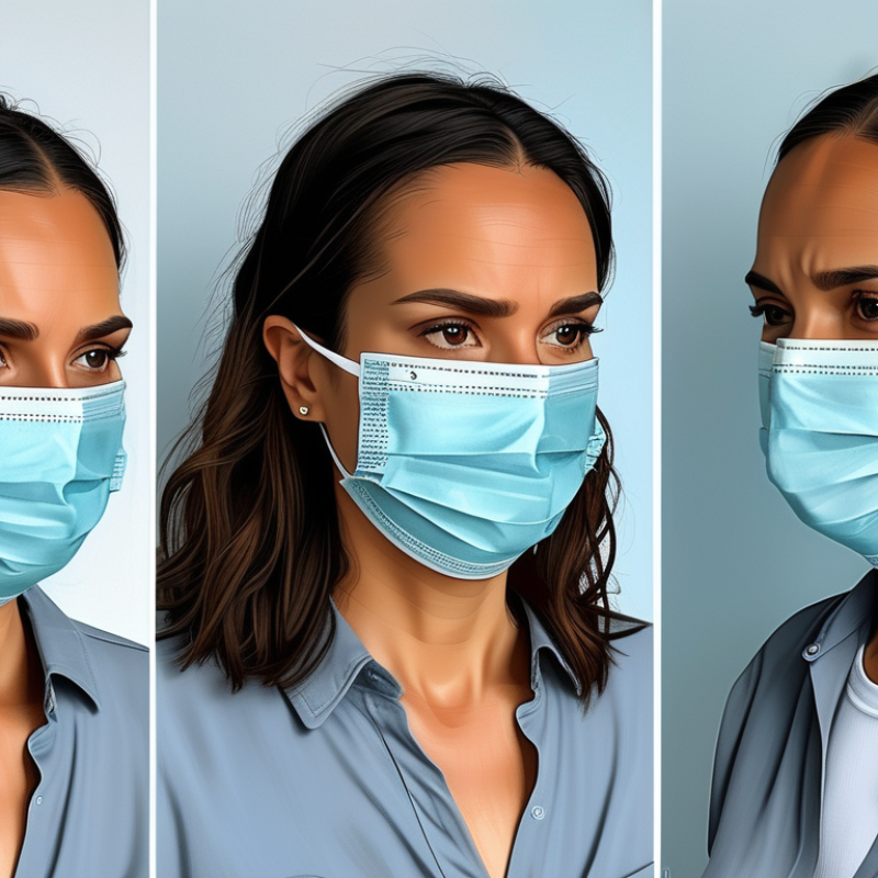 ¿Cómo ajustar las bandas sueltas de una mascarilla quirúrgica?