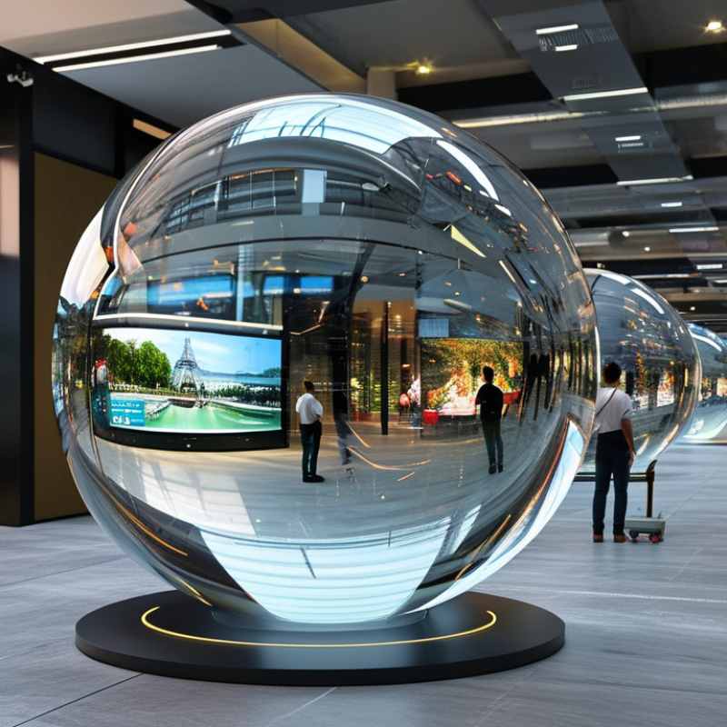 What are the Benefits of Transparent Spherical Screens?