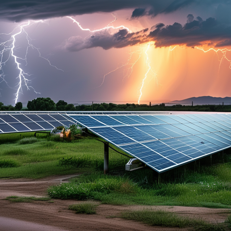 How to Protect Solar Panels from Lightning Strikes Safely?