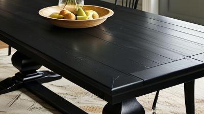 Best Black Dining Table Options for Global Buyers?