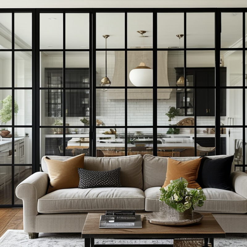 How to Choose Black Framed Partitions for Your Space?
