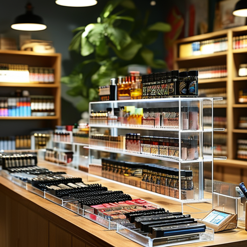 Top 10 Countertop Acrylic Vape Juice Display Rack Options?