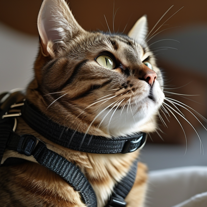 Por que os gatos odeiam usar arreios?