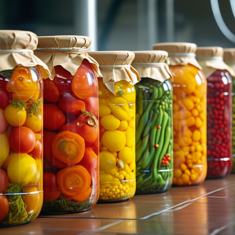 ¿Cómo se procesan las verduras enlatadas en fábricas?