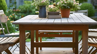 How to Choose the Perfect Garden Table and Chairs for You?