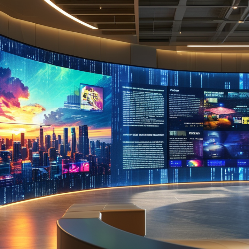 What is a digital signage LED wall and how does it work?