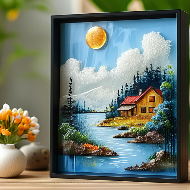 Best Resin Art Photo Frames for Creative Home Decor Ideas?