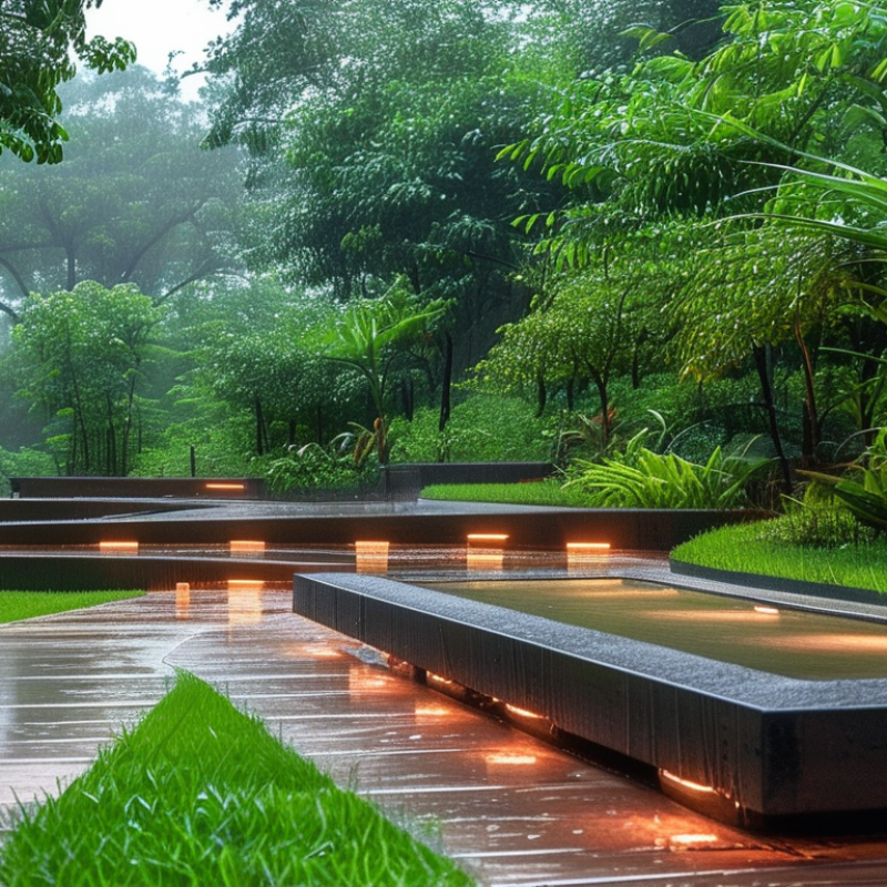 Como evitar a umidade em acessórios de paisagismo externo?