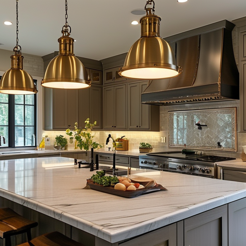 How High Should Pendant Lights Hang Over Kitchen Islands?