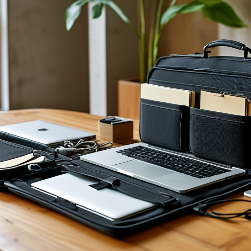 O que é organização eficiente da bolsa para notebook?