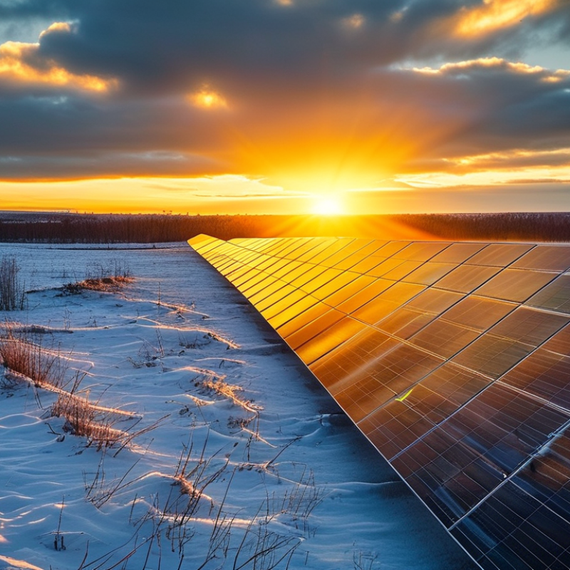 Por que as luzes solares não carregam no inverno nublado?