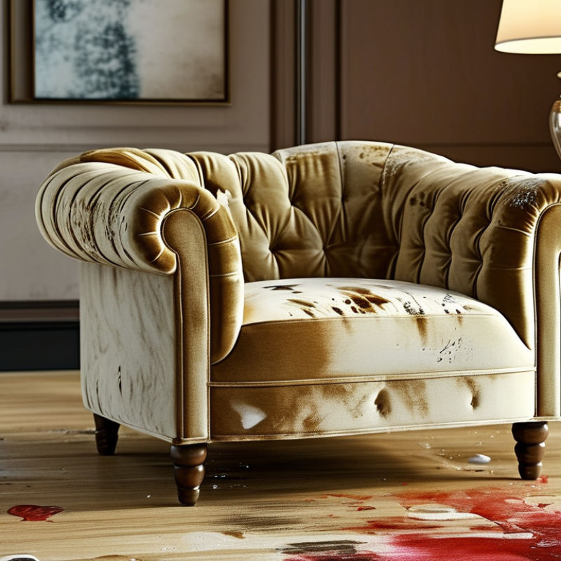How to Clean Velvet Living Room Chairs Safely?