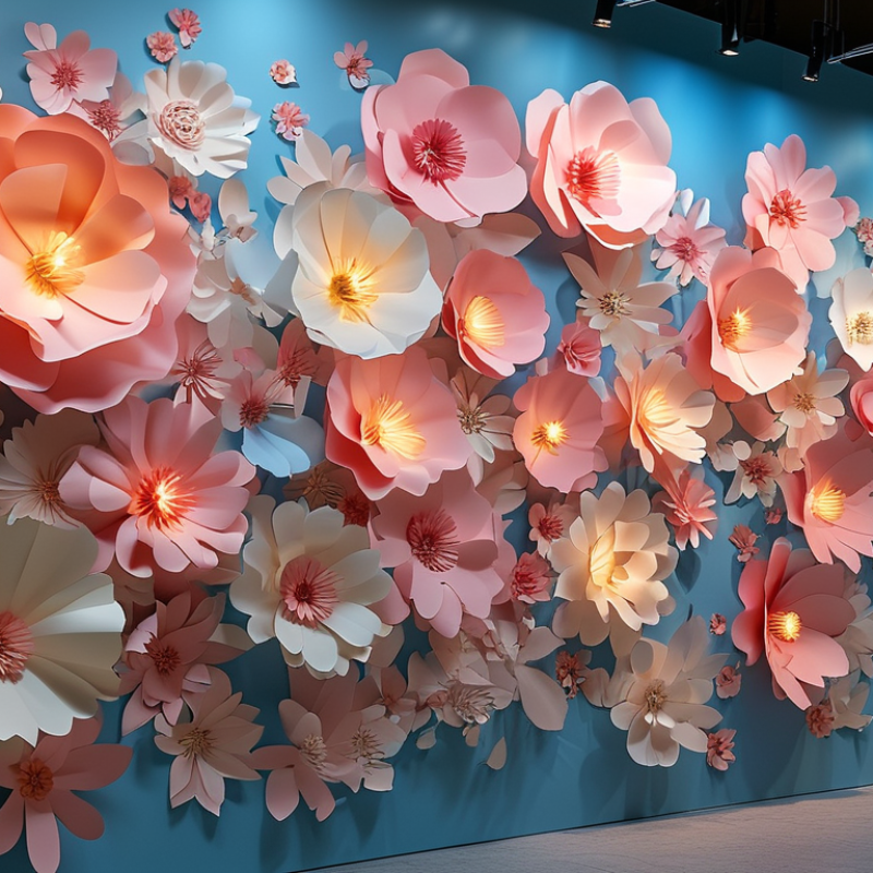 2026 Best Lighting for Paper Flower Walls?