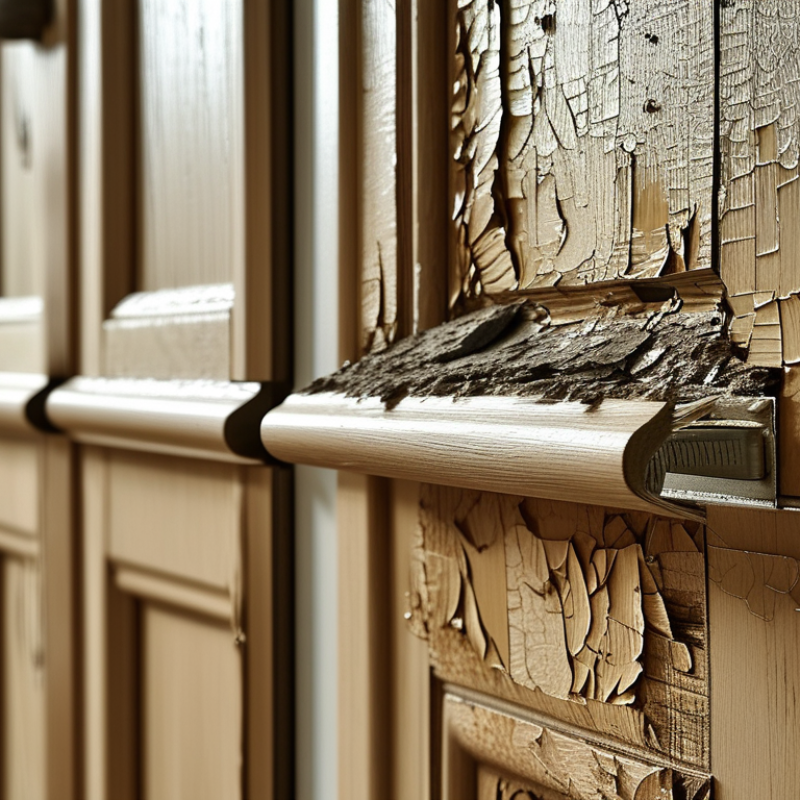 How to Fix Peeling Laminate on Cabinet Doors