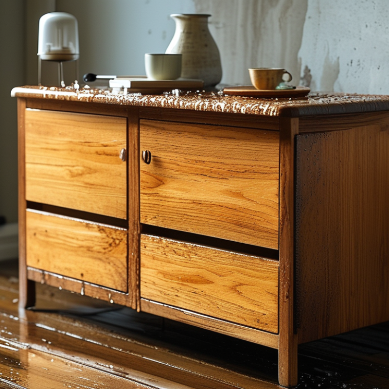 ¿Cómo proteger los muebles de madera maciza de la humedad?