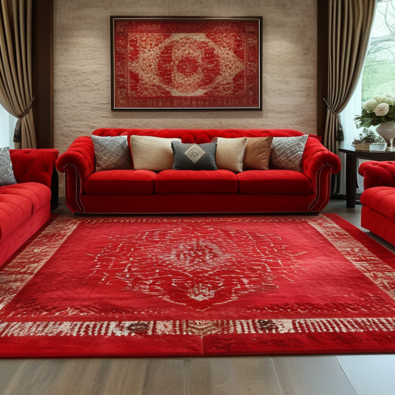 China Top Red Living Room Rug Suppliers?
