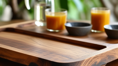 What Is a Rubberwood Serving Tray and Why Buy One?
