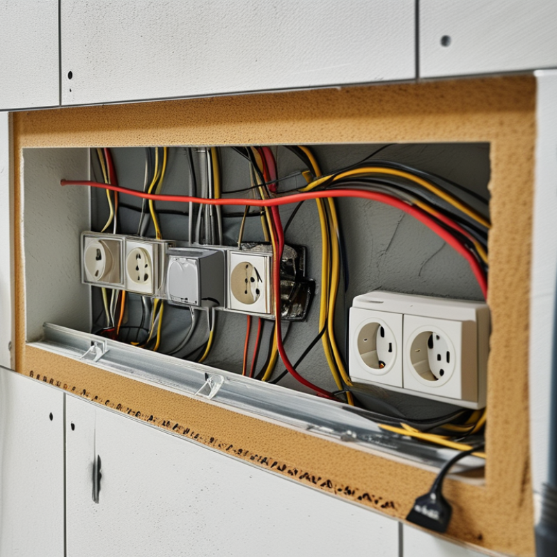 How to Hide Wires Behind Fluted Wall Panels?