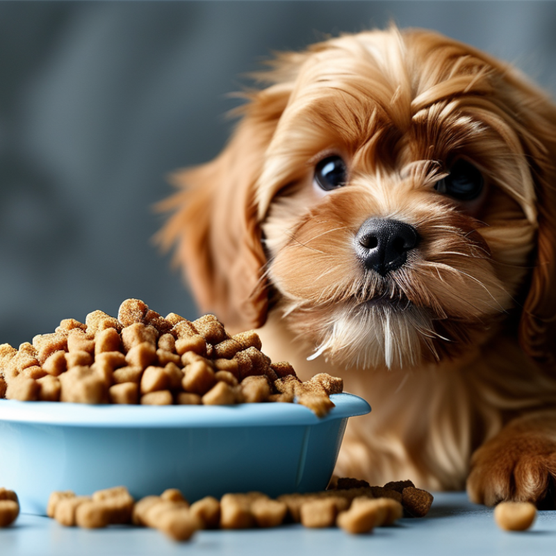 ¿Cómo ablandar croquetas duras para un cachorro con dentición?