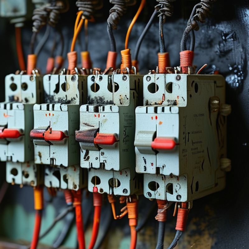 Como reiniciar um interruptor de caixa moldada após curto circuito?